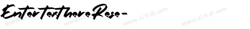 Enter text here Rese字体转换